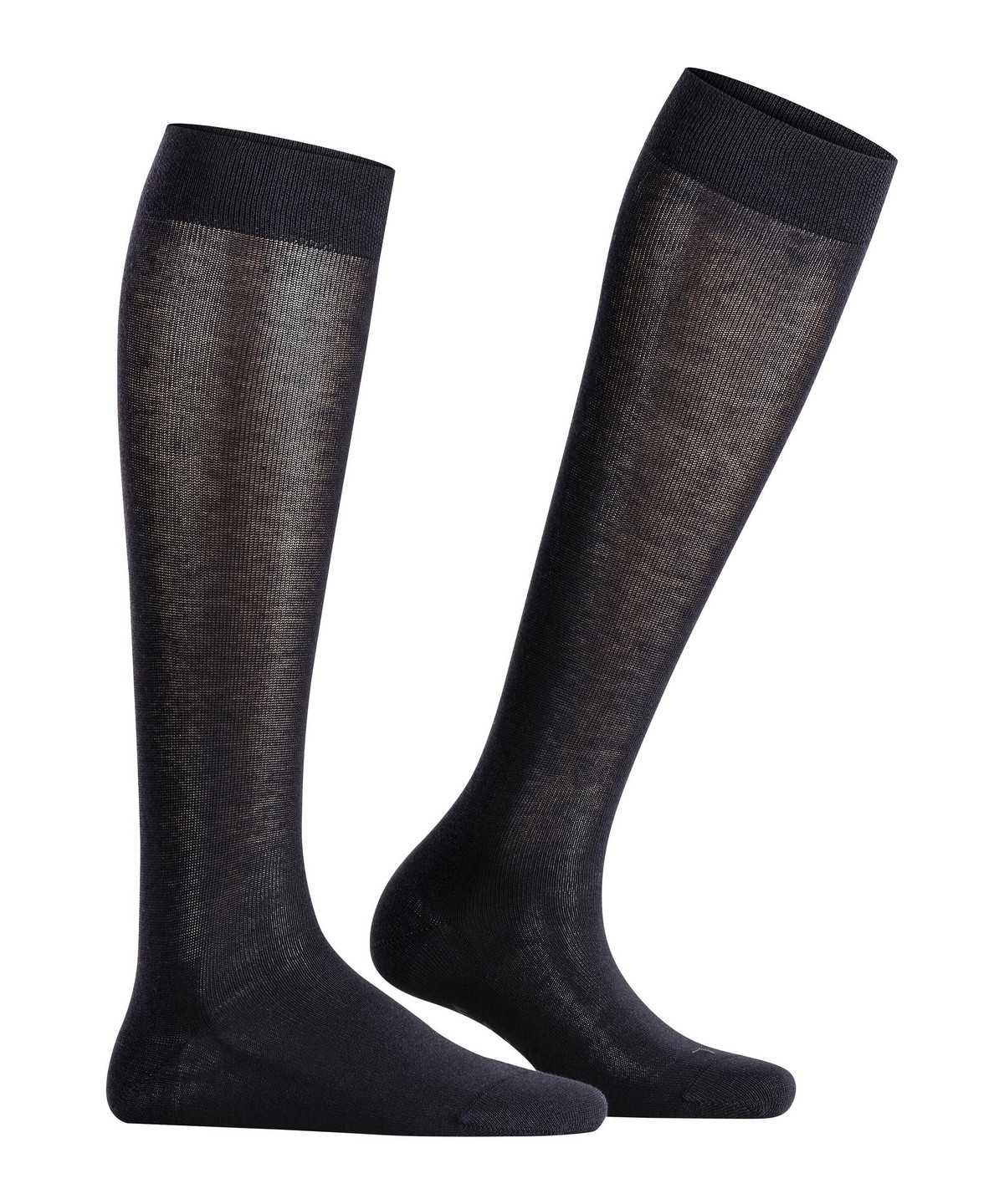 Calzini Donna Falke Sensitive London Knee-high Socks Blu | CHDG24193