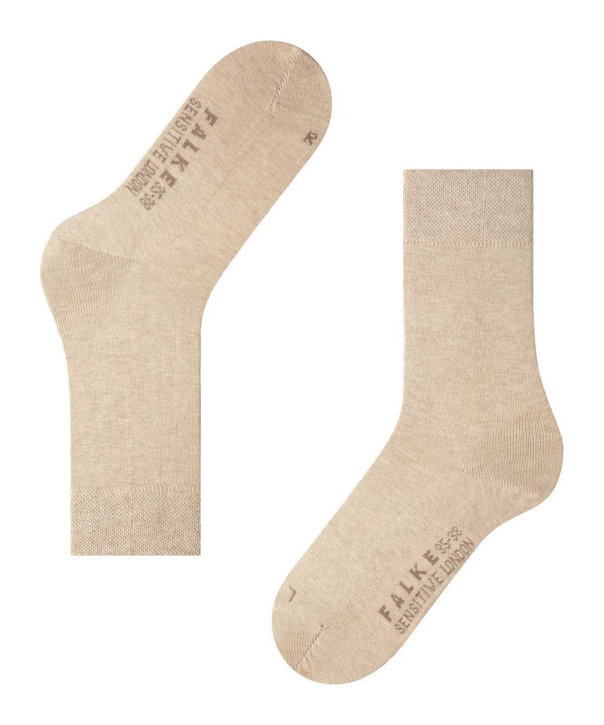 Calzini Donna Falke Sensitive London Socks Beige | JMYS95248