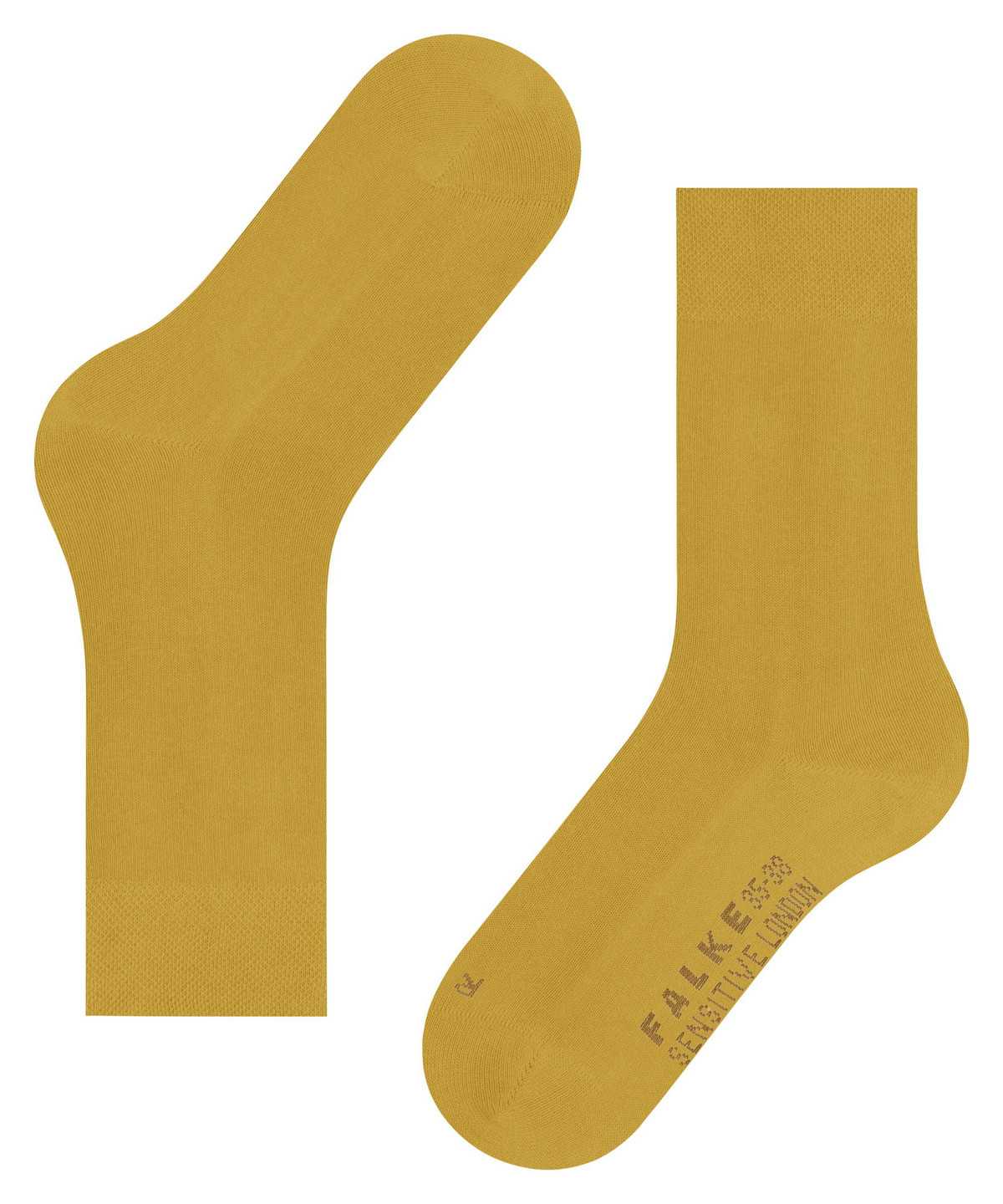 Calzini Donna Falke Sensitive London Socks Gialle | AOMB15904