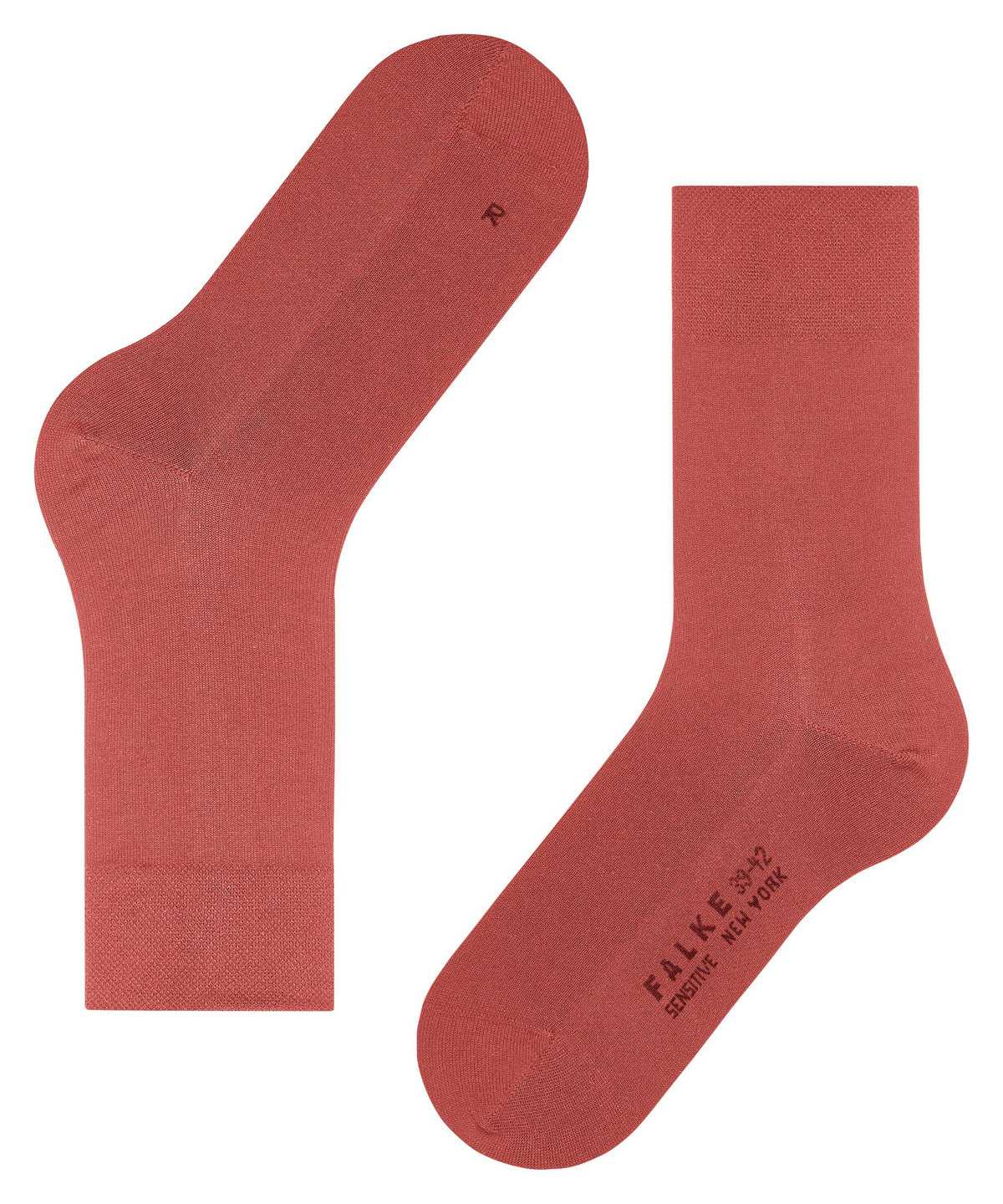 Calzini Donna Falke Sensitive New York Socks Rosse | SZWV25630