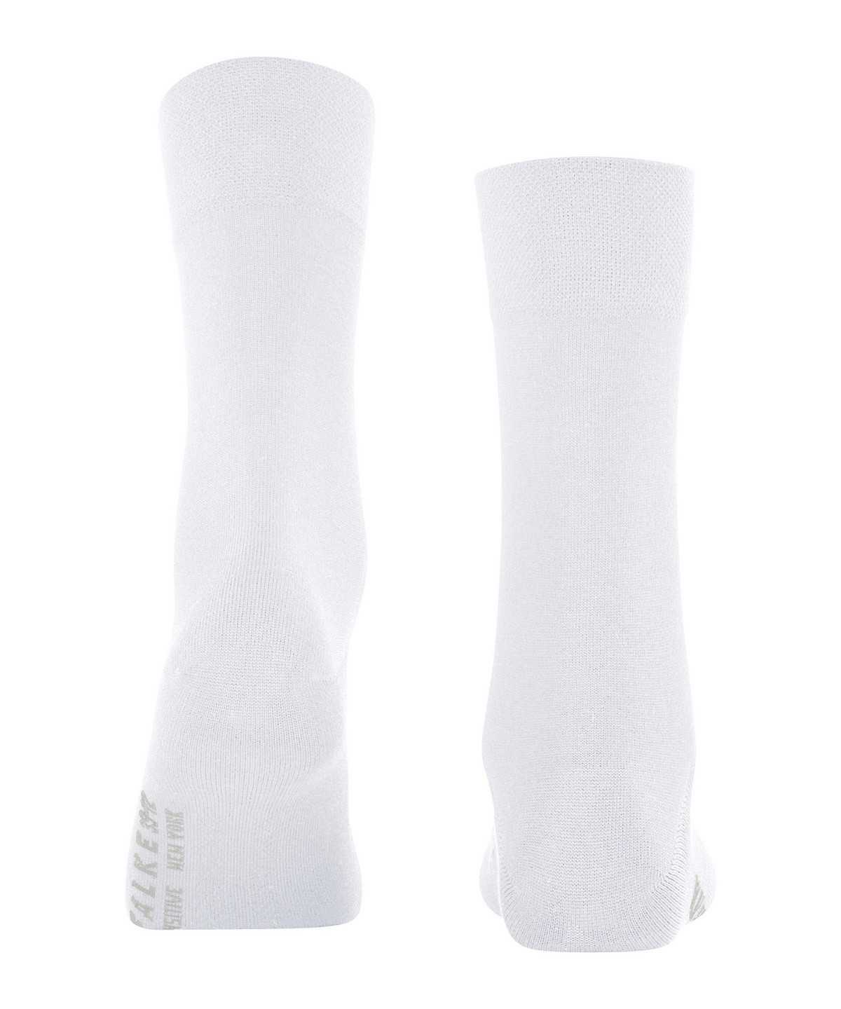 Calzini Donna Falke Sensitive New York Socks Bianche | RJFS02658