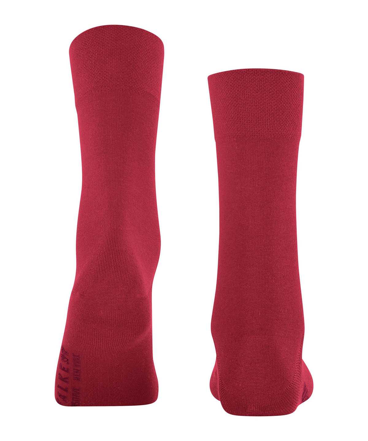 Calzini Donna Falke Sensitive New York Socks Rosse | LUIG68172