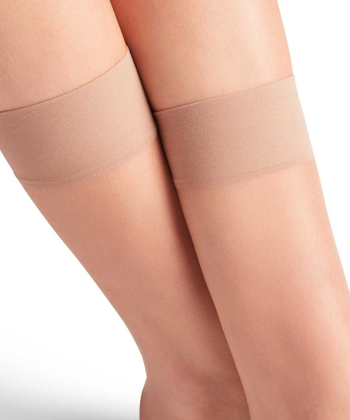 Calzini Donna Falke Shelina 12 DEN Ankle socks Beige | RNLX17805