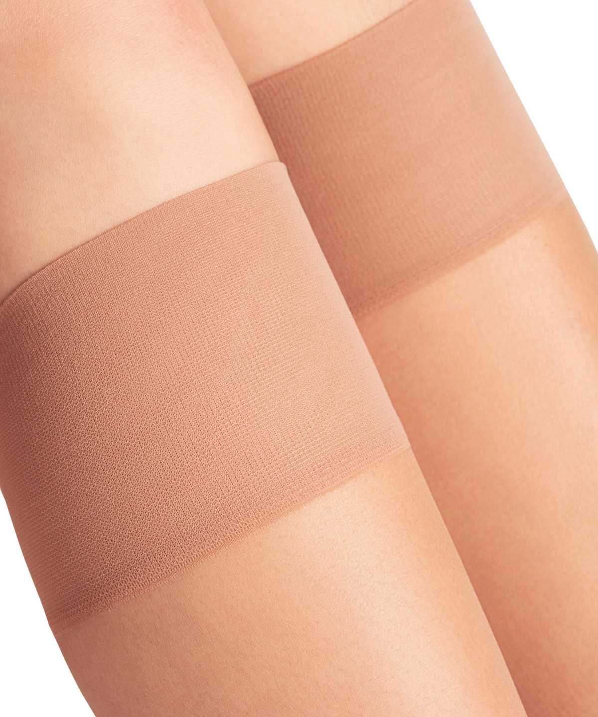 Calzini Donna Falke Shelina 12 DEN Knee-high Socks Beige | VTWD86209