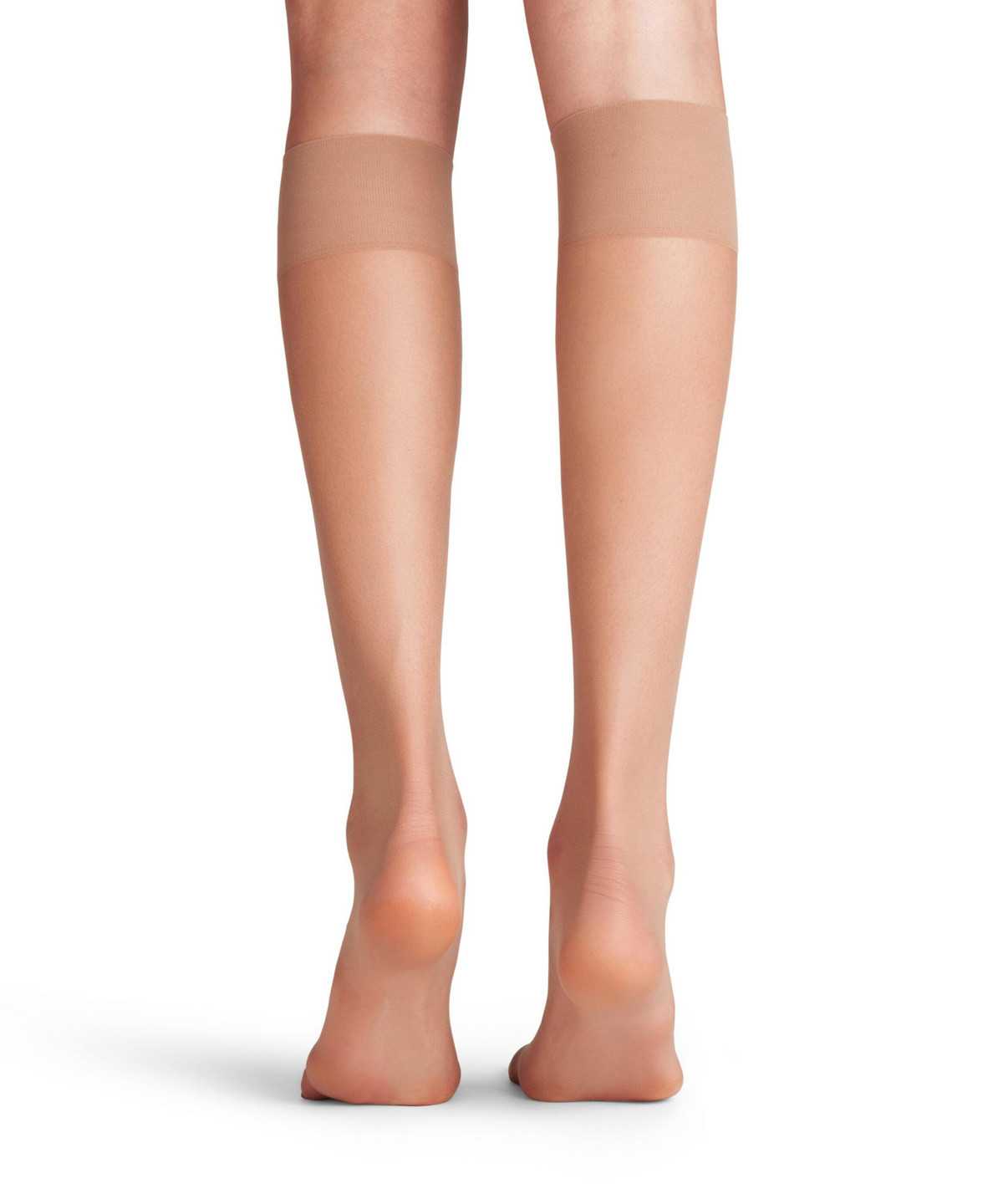 Calzini Donna Falke Shelina 12 DEN Knee-high Socks Beige | NTPU37896