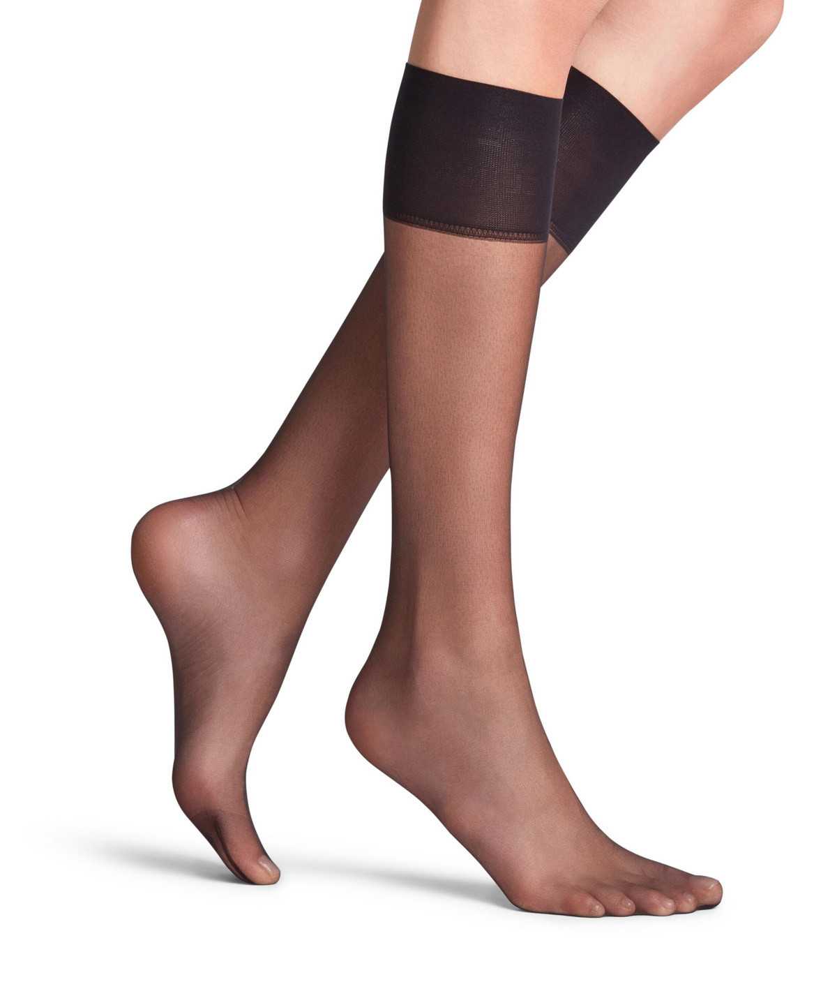 Calzini Donna Falke Shelina 12 DEN Knee-high Socks Nere | OPUN08517