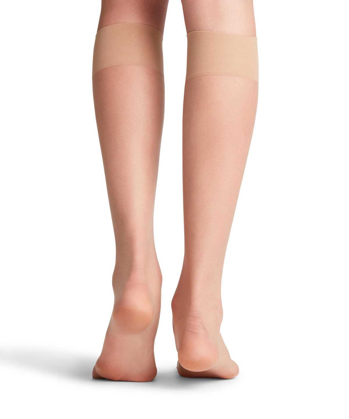 Calzini Donna Falke Shelina 12 DEN Knee-high Socks Beige | SWCP18734