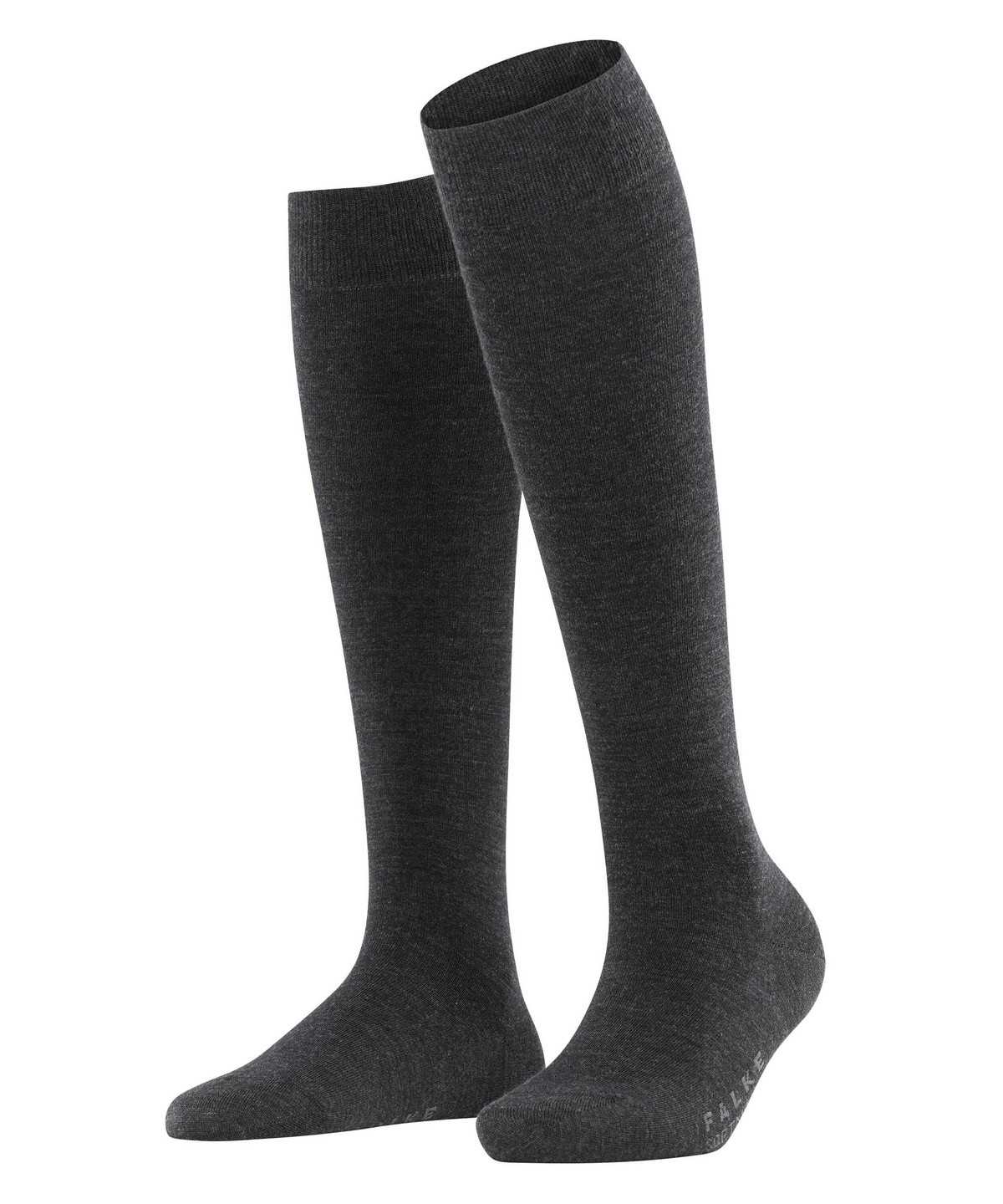 Calzini Donna Falke Softmerino Knee-high Socks Grigie | VYHJ35017