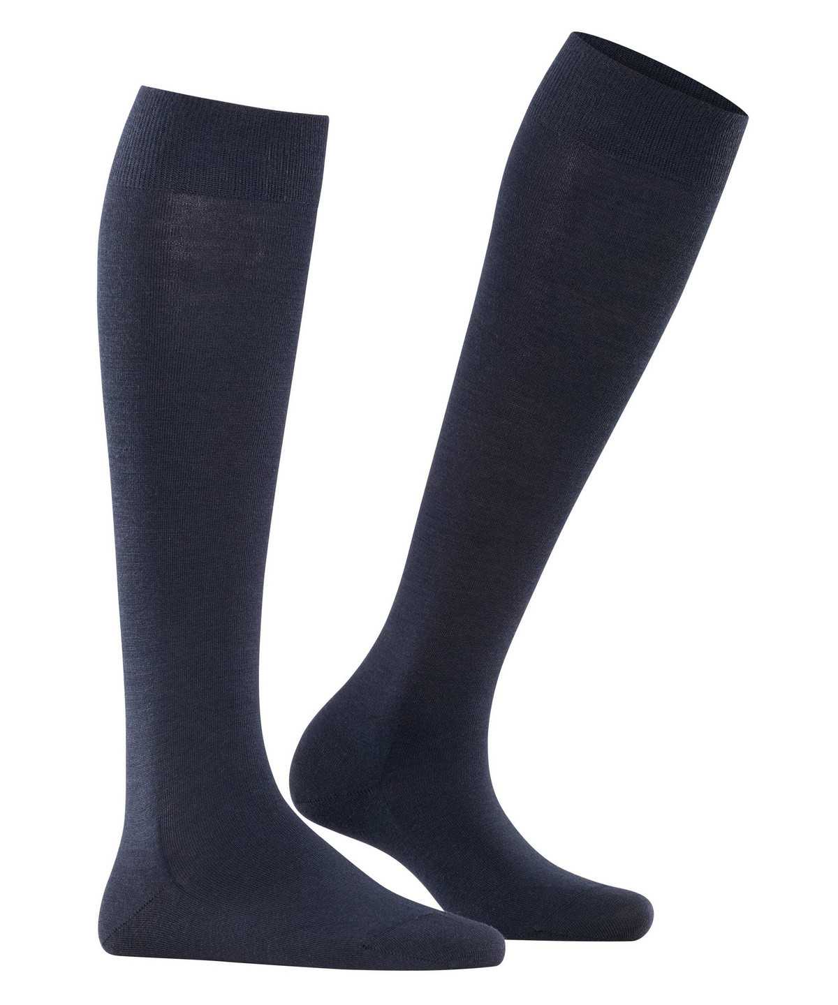 Calzini Donna Falke Softmerino Knee-high Socks Blu | OMCR73854