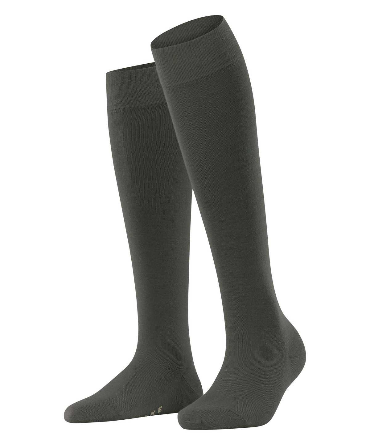 Calzini Donna Falke Softmerino Knee-high Socks Verdi | TSLI76803