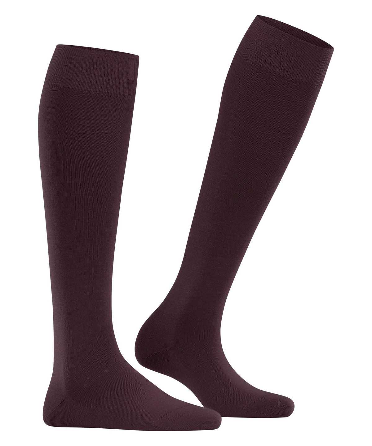 Calzini Donna Falke Softmerino Knee-high Socks Rosse | VTXN30245