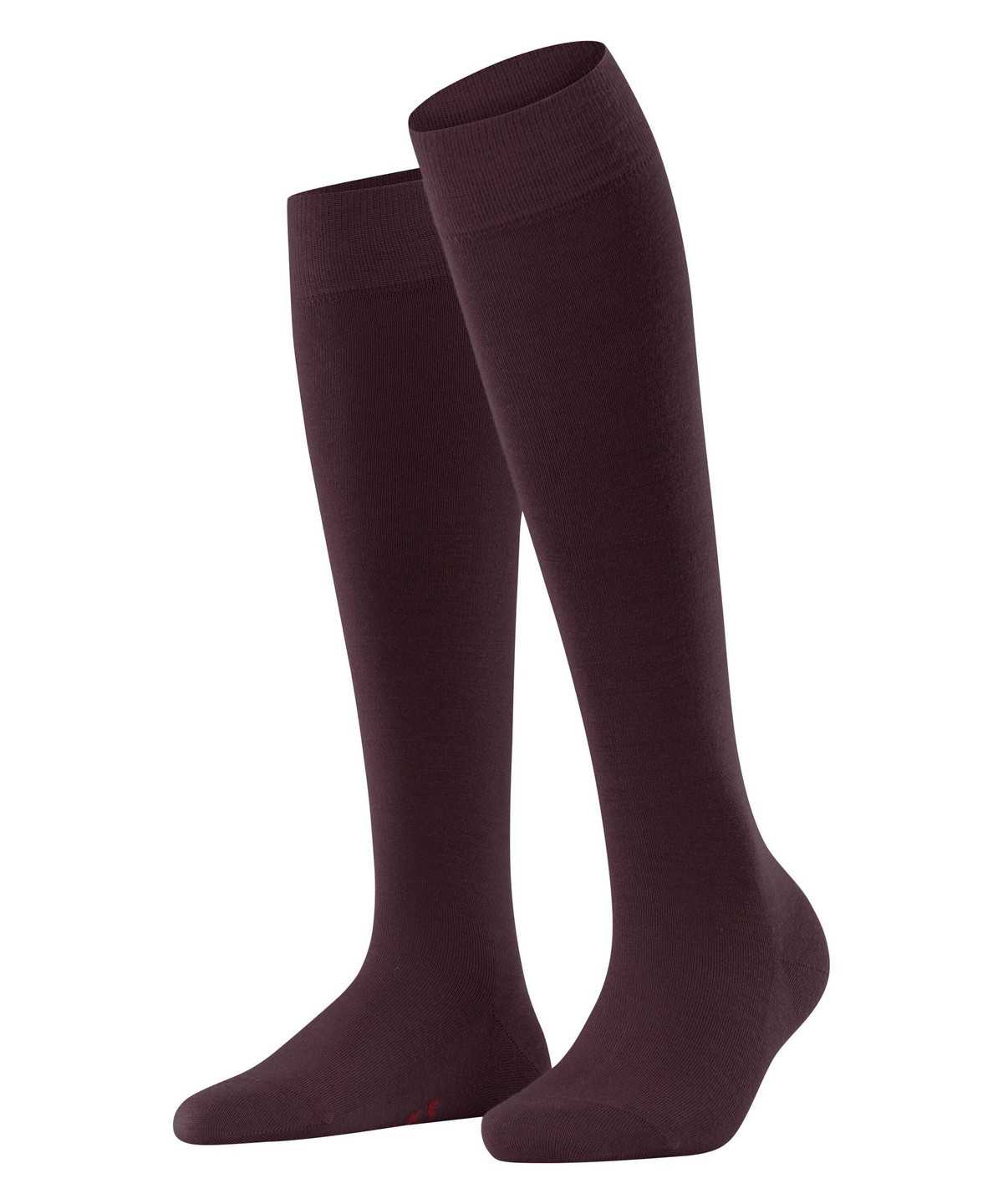 Calzini Donna Falke Softmerino Knee-high Socks Rosse | VTXN30245