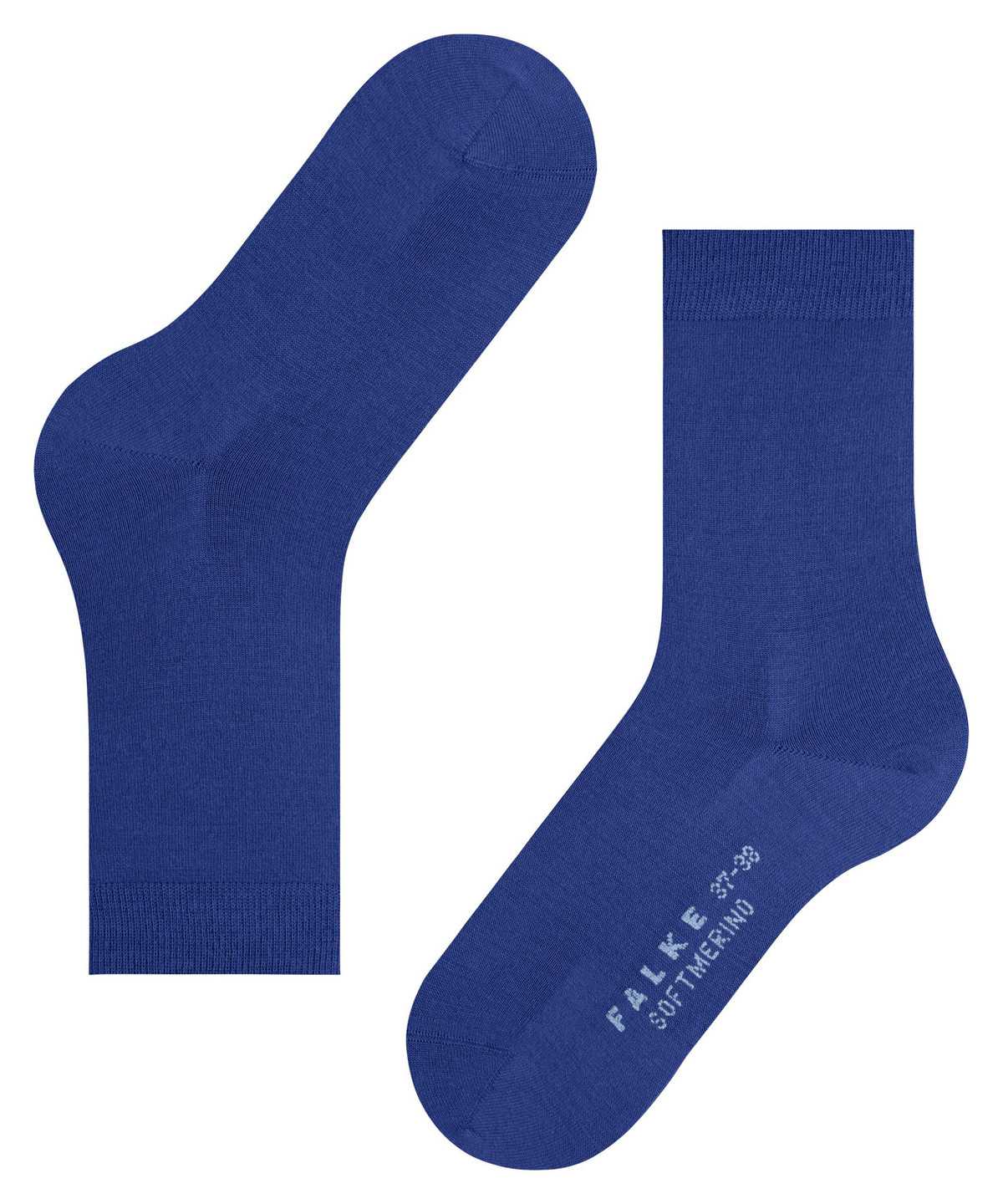 Calzini Donna Falke Softmerino Socks Blu | OFTP69534