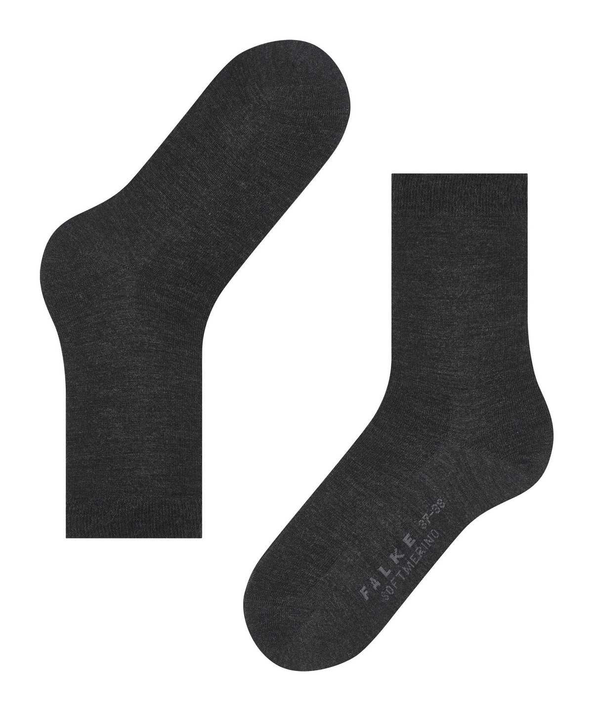 Calzini Donna Falke Softmerino Socks Grigie | THWJ60357