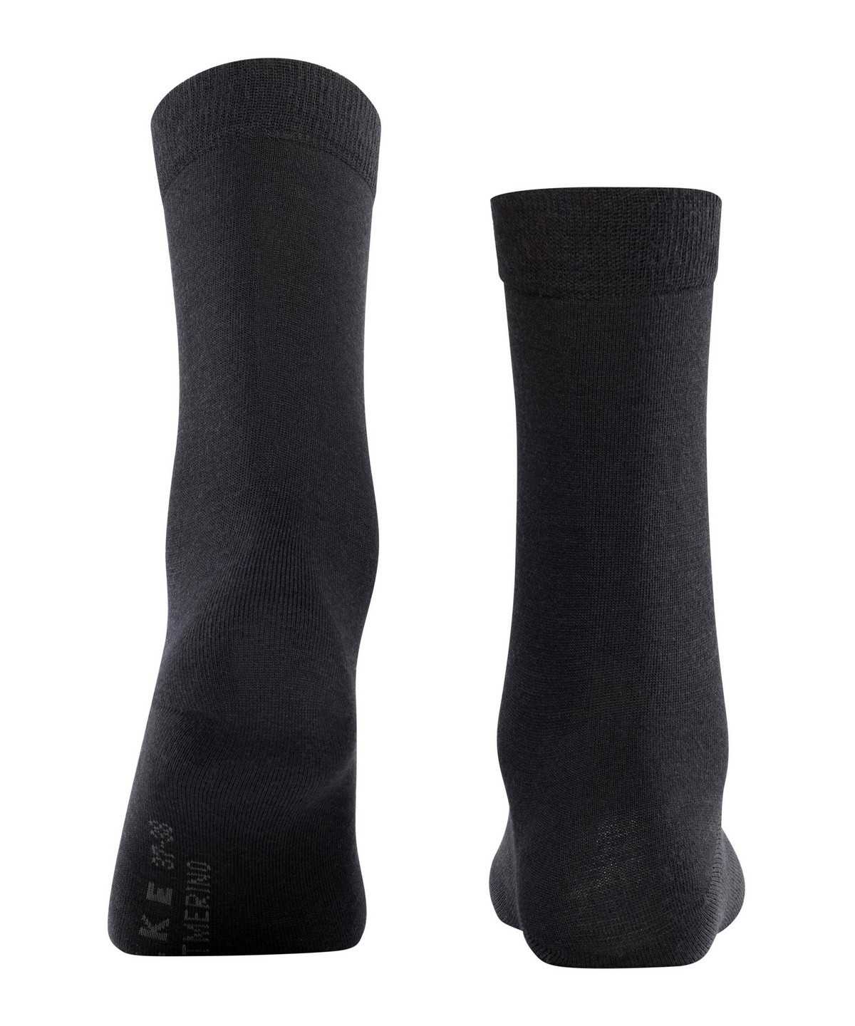 Calzini Donna Falke Softmerino Socks Nere | AOKT13759