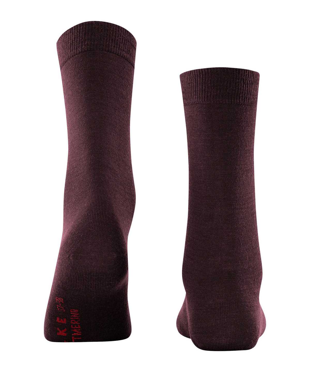 Calzini Donna Falke Softmerino Socks Rosse | XYOP98507