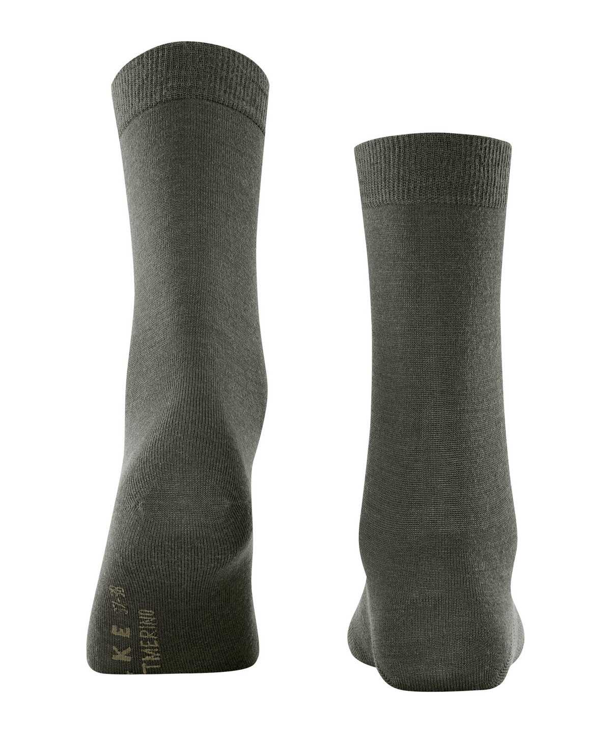 Calzini Donna Falke Softmerino Socks Verdi | NJCL94270