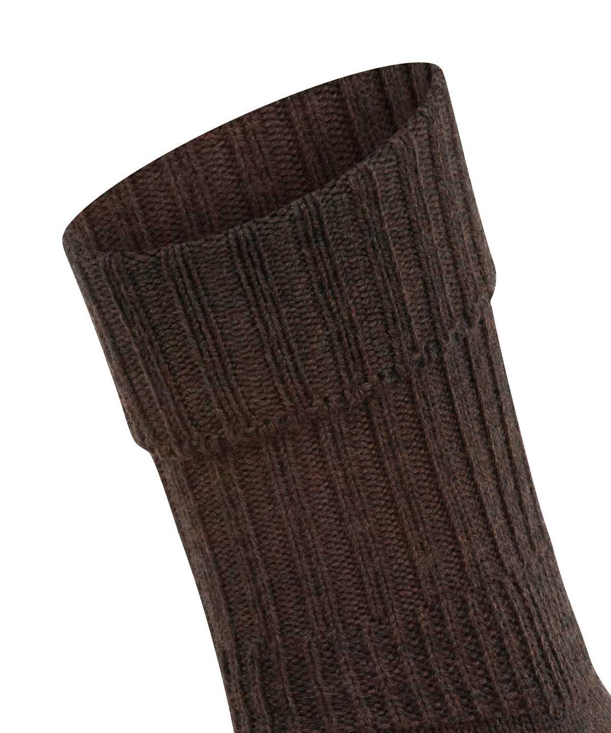 Calzini Donna Falke Striggings Rib Boot socks Marroni | DVMR79256