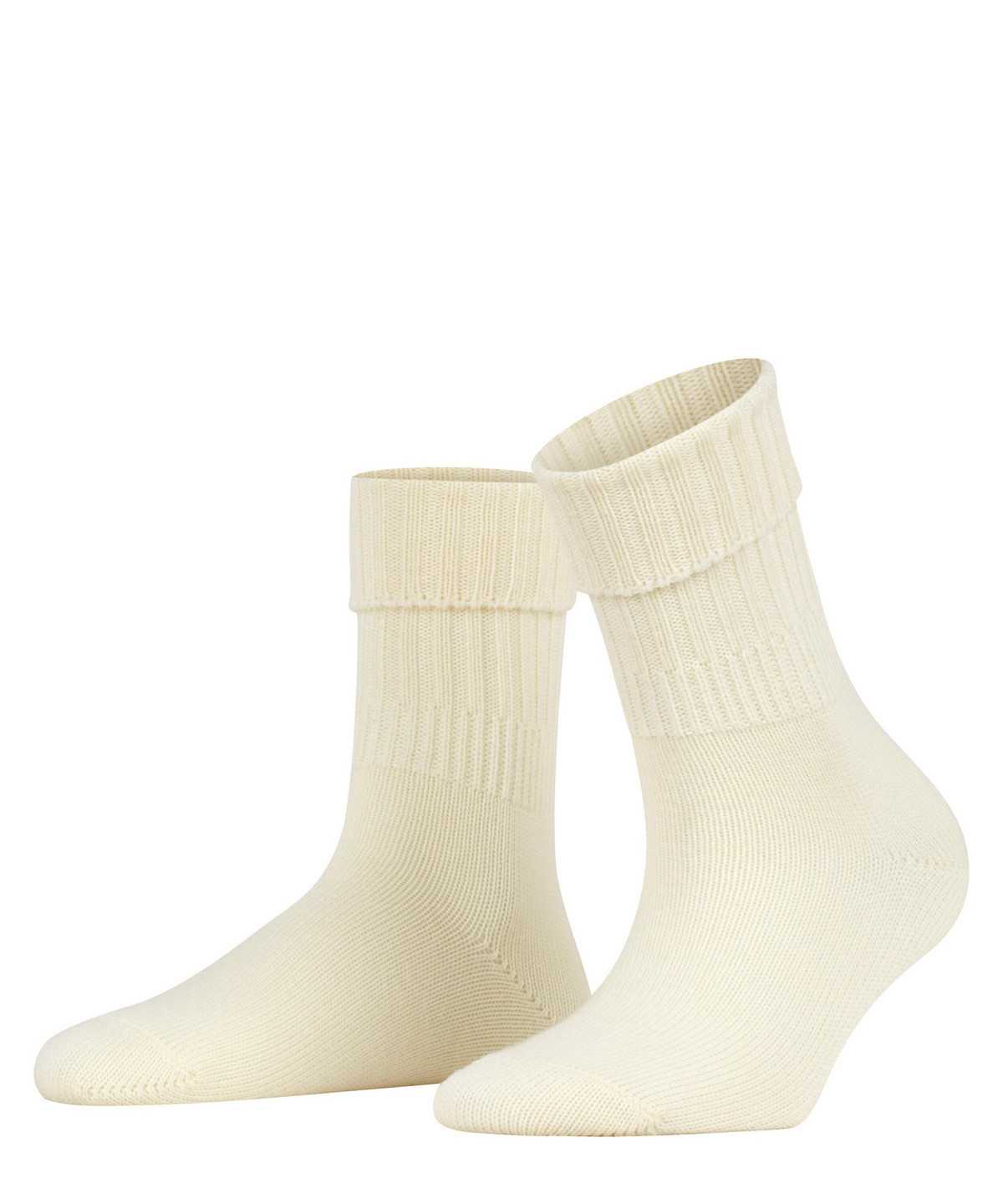 Calzini Donna Falke Striggings Rib Boot socks Bianche | MUWP84236