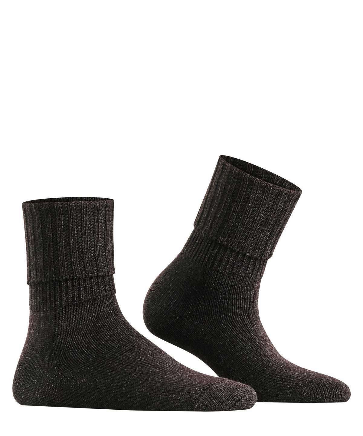 Calzini Donna Falke Striggings Rib Boot socks Grigie | POHF94872