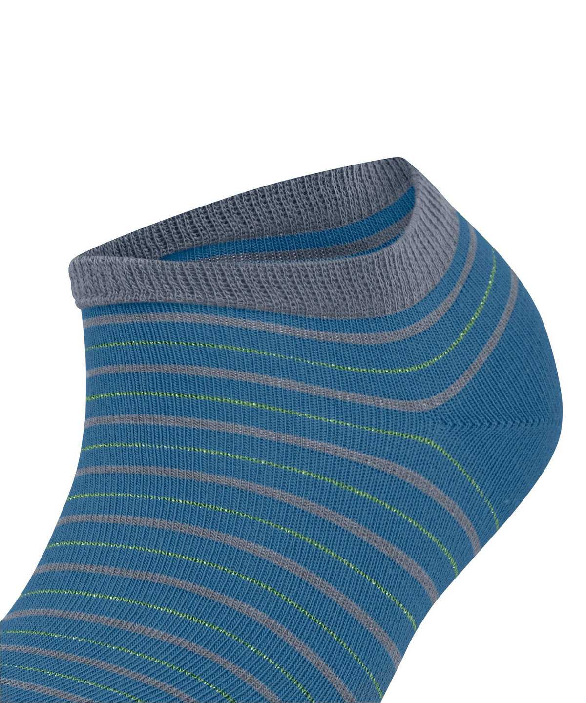 Calzini Donna Falke Stripe Shimmer Sneaker Socks Blu | VMXL59873