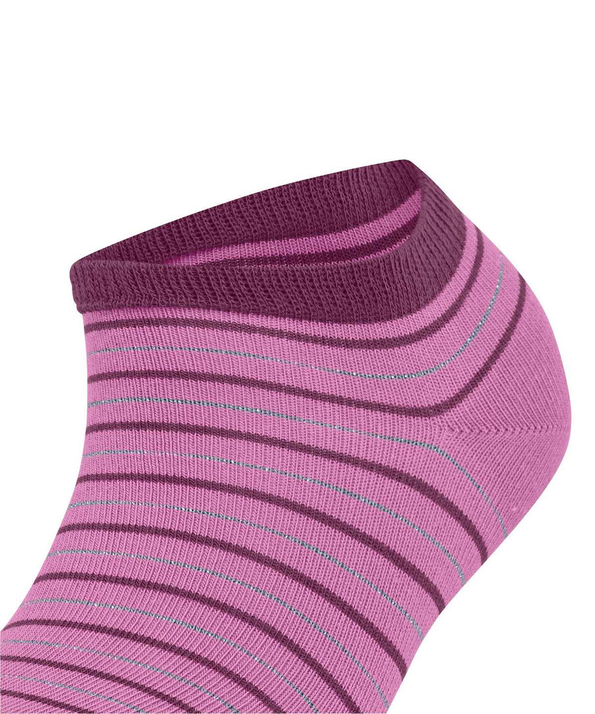 Calzini Donna Falke Stripe Shimmer Sneaker Socks Rosse | MKHX91350