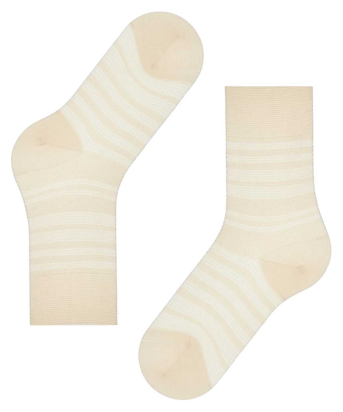 Calzini Donna Falke Sunset Stripe Socks Beige | AGVM86572