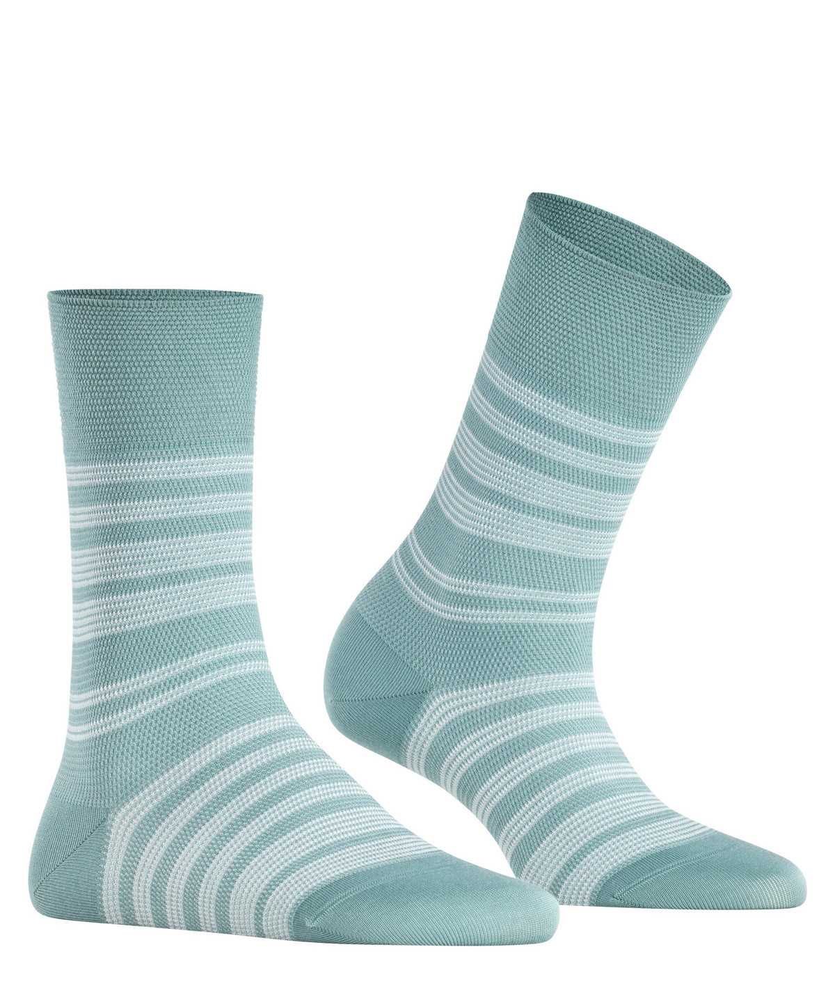 Calzini Donna Falke Sunset Stripe Socks Verdi | PIKA25436