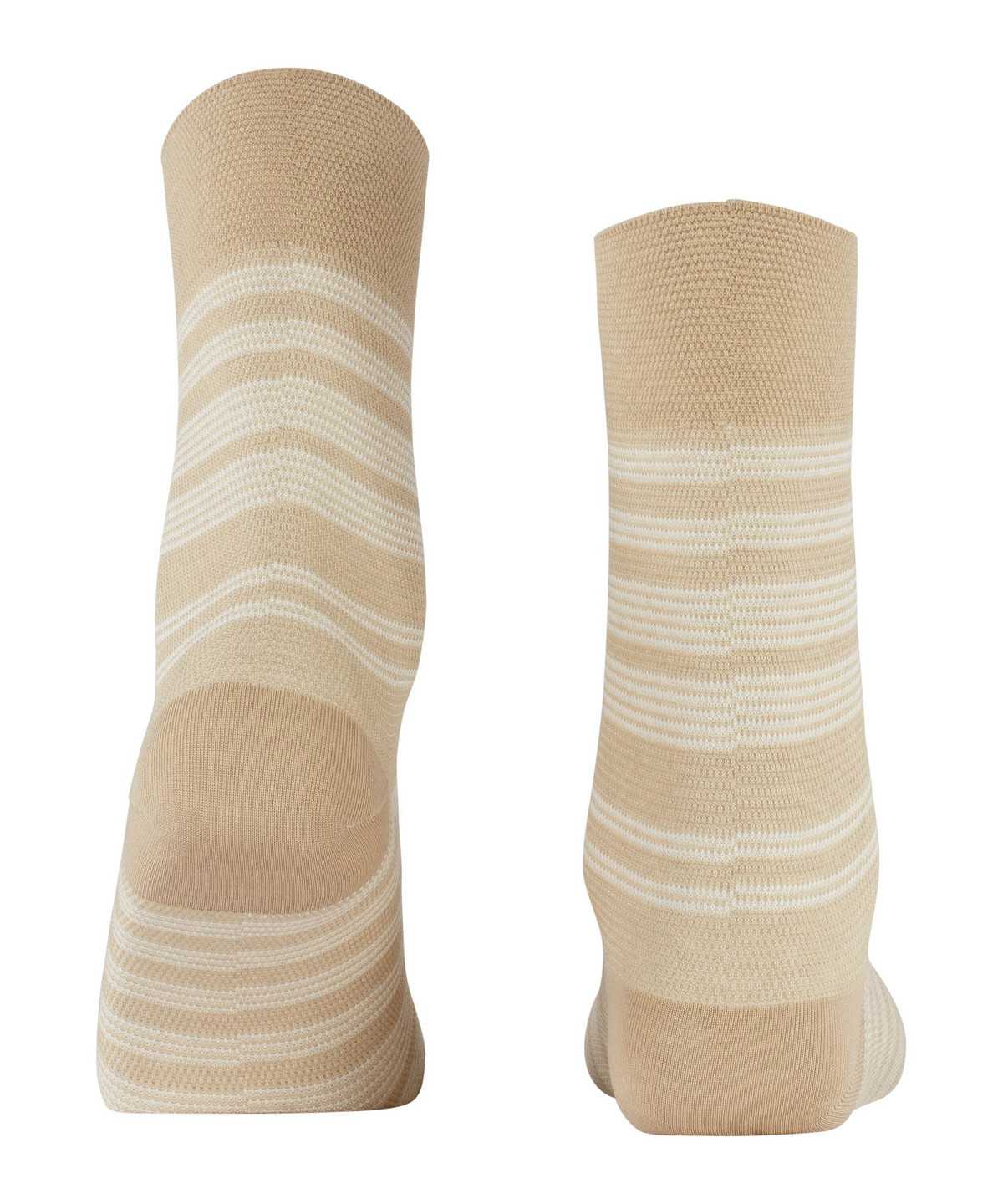 Calzini Donna Falke Sunset Stripe Socks Beige | GAUT51907