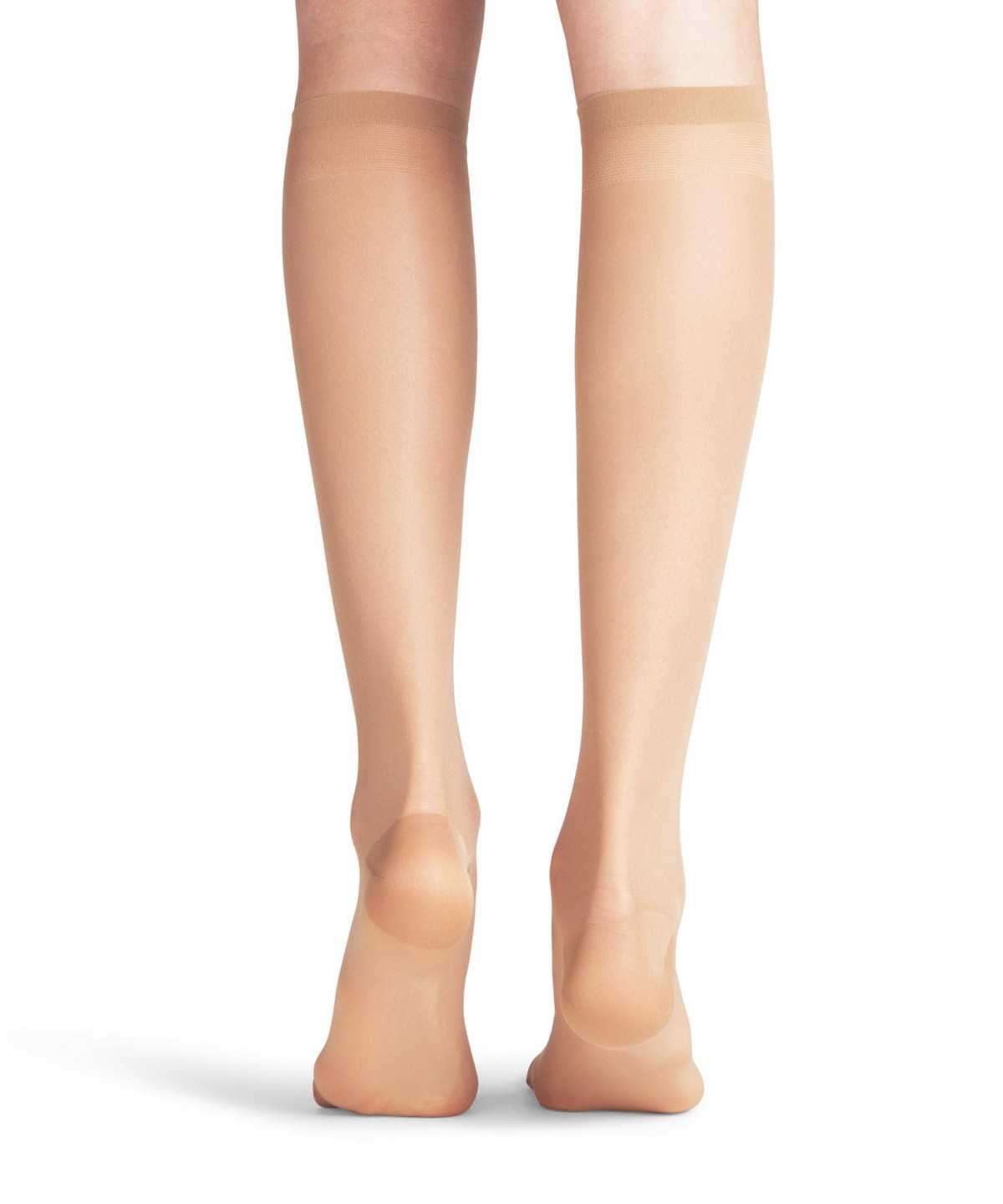 Calzini Donna Falke Vitalize 20 DEN Knee-high Socks Beige | DAUB34926