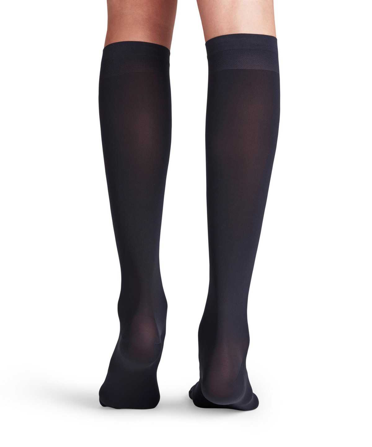 Calzini Donna Falke Vitalize 40 DEN Knee-high Socks Blu | SPXA16870