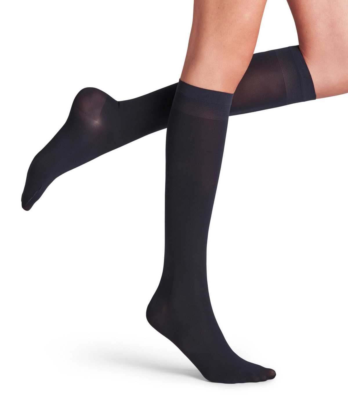 Calzini Donna Falke Vitalize 40 DEN Knee-high Socks Blu | SPXA16870