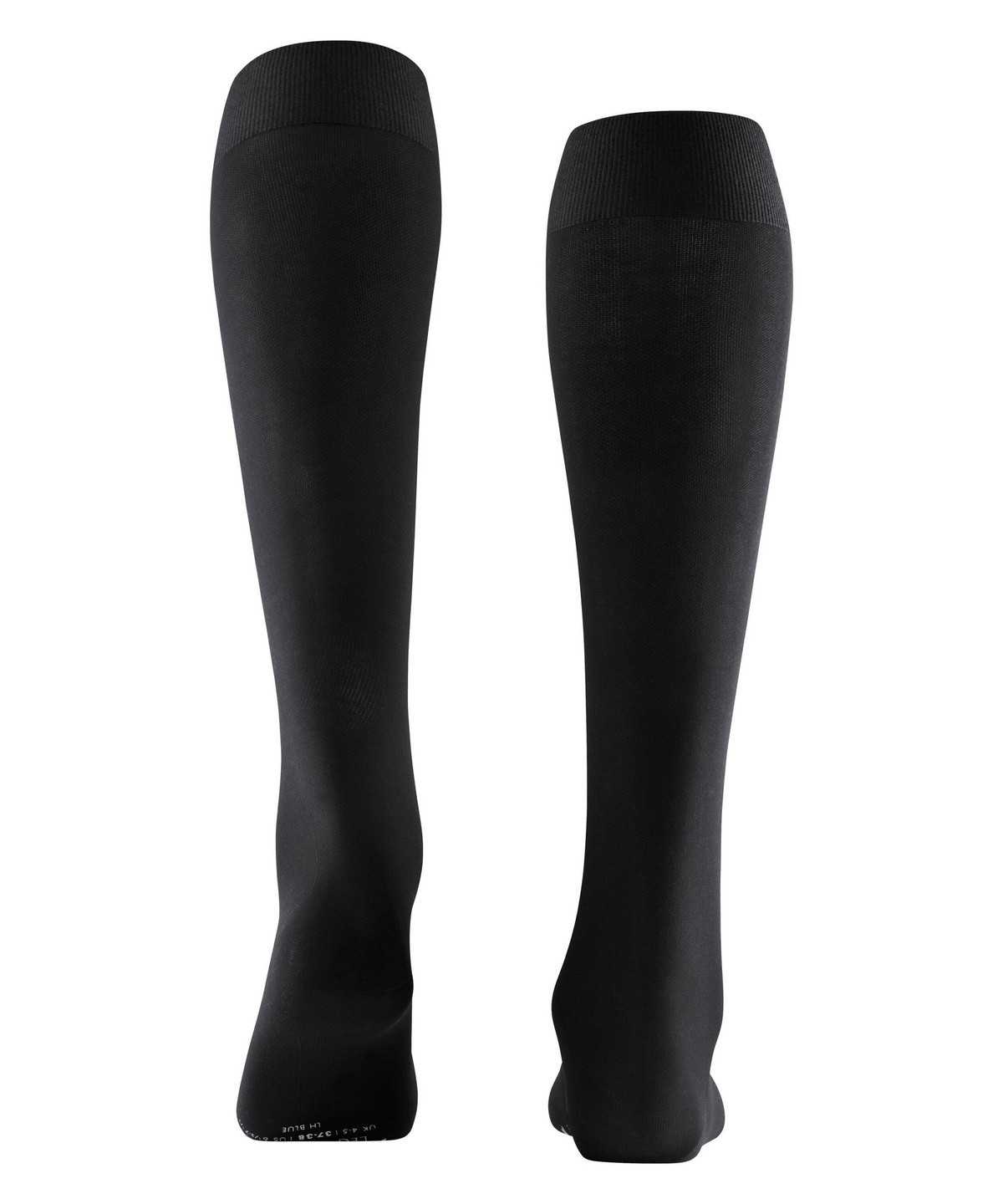 Calzini Donna Falke Vitalizer Knee-high Socks Nere | HAIR46309