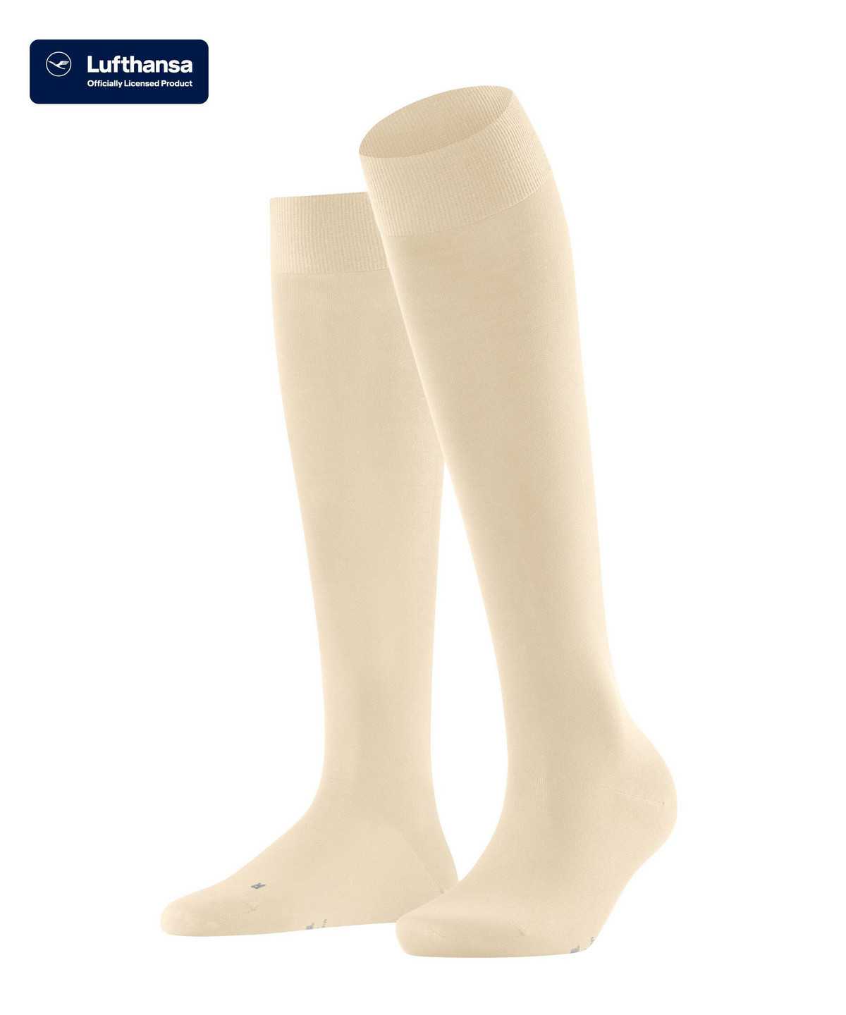 Calzini Donna Falke Vitalizer Knee-high Socks Beige | TSZB68740