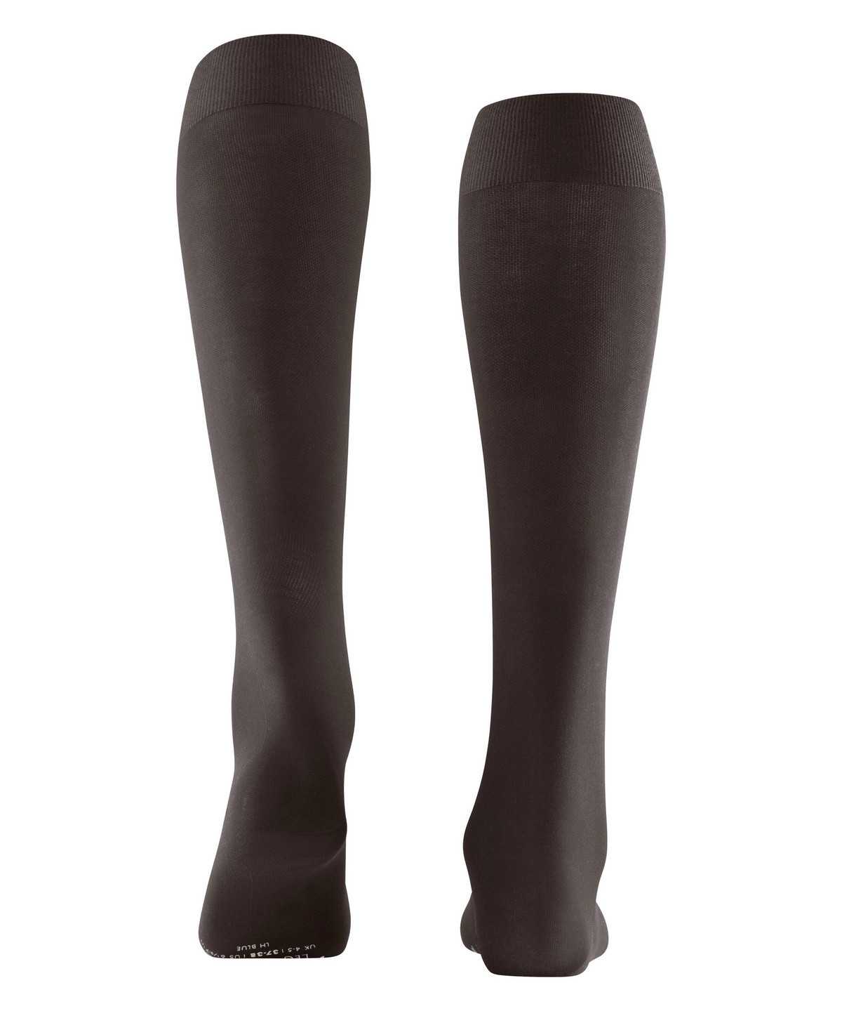 Calzini Donna Falke Vitalizer Knee-high Socks Marroni | MDWZ50126