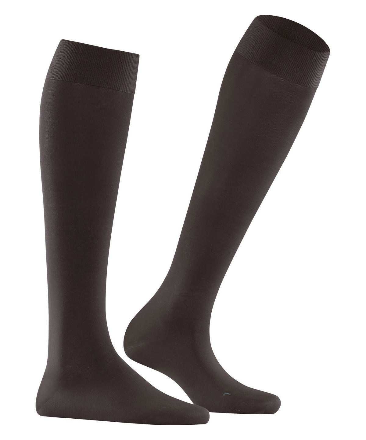 Calzini Donna Falke Vitalizer Knee-high Socks Marroni | MDWZ50126