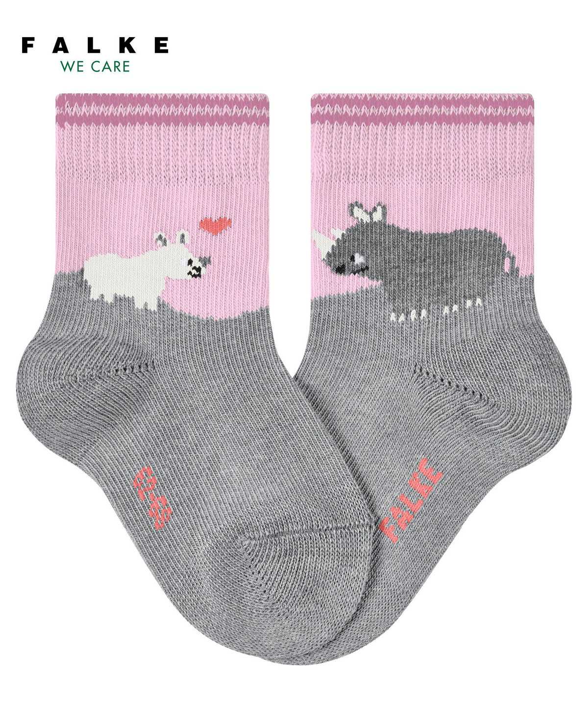 Calzini Neonato Falke Baby Rhino Love Socks Rosa | HJUS26503