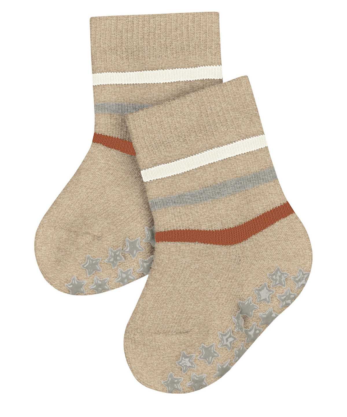 Calzini Neonato Falke Multi Stripe House socks Beige | ZNPX68459