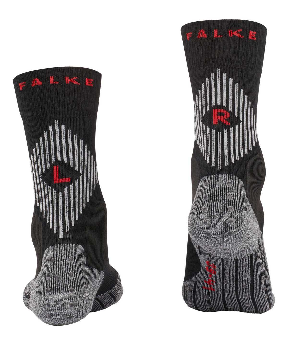 Calzini Uomo Falke 4GRIP Socks Nere | DBUE28390