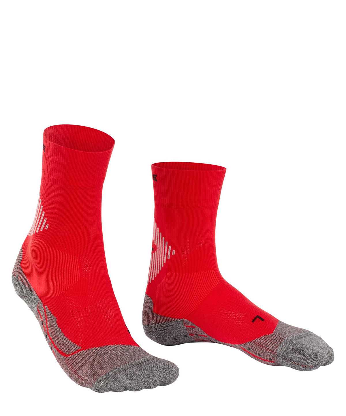 Calzini Uomo Falke 4GRIP Socks Rosse | FMAK63089