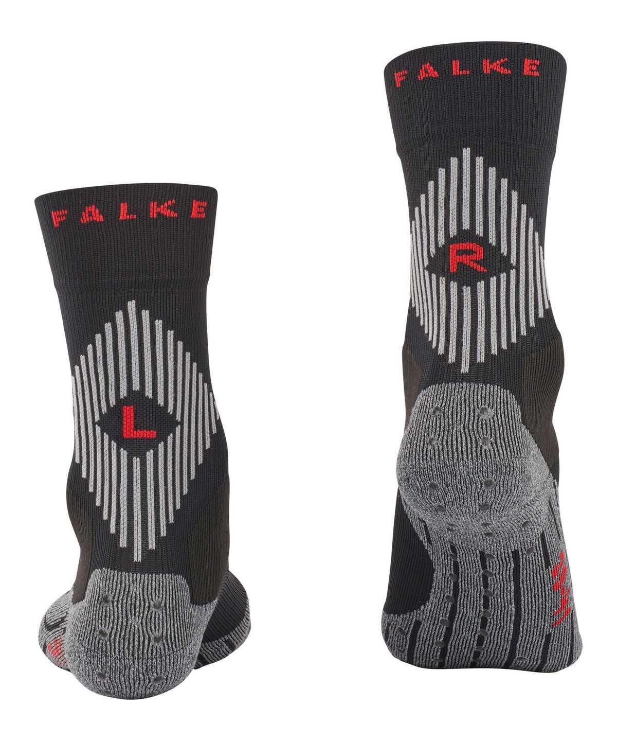 Calzini Uomo Falke 4GRIP Stabilizing Socks Nere | BKIS94721