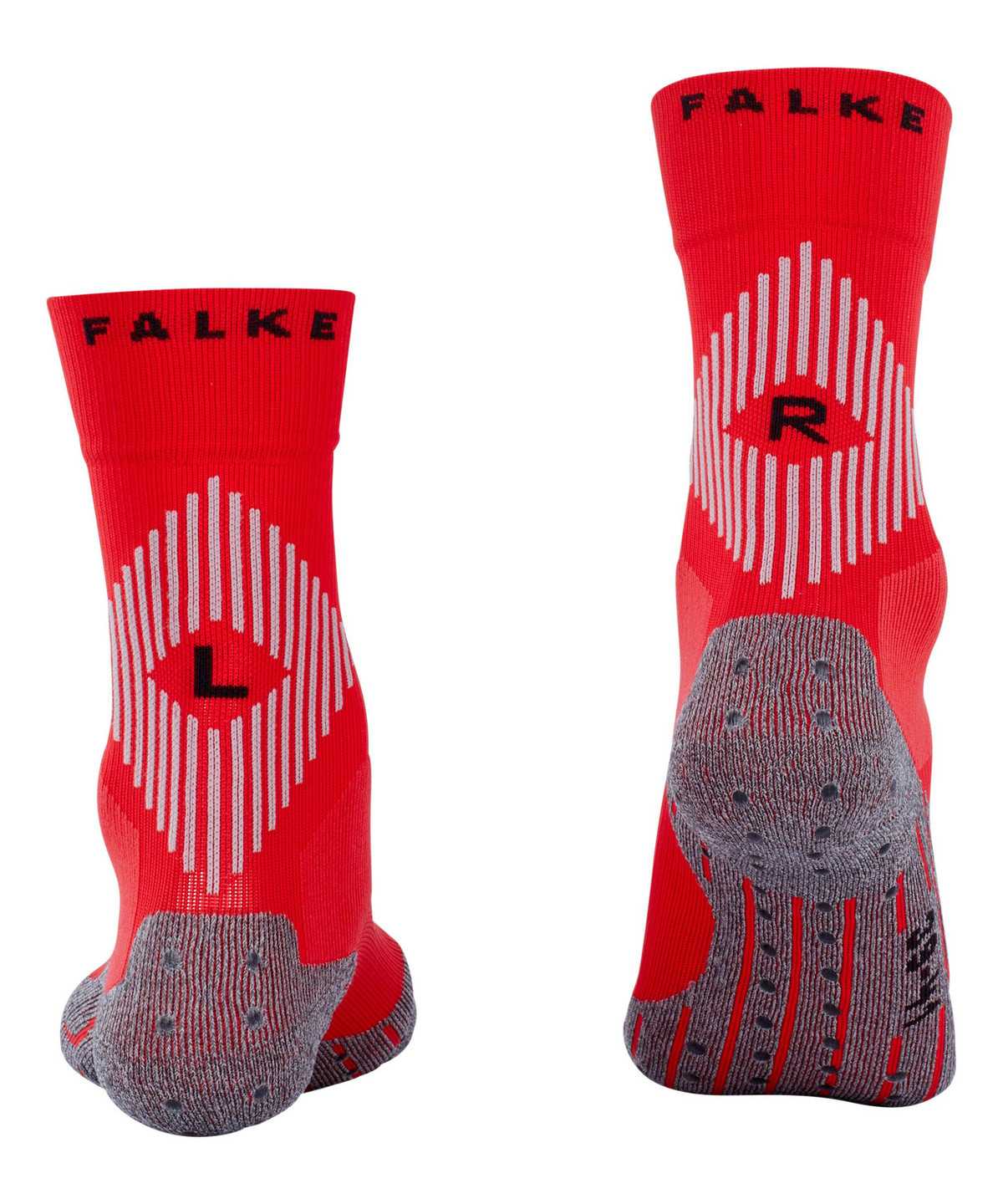 Calzini Uomo Falke 4GRIP Stabilizing Socks Rosse | RNSJ52136