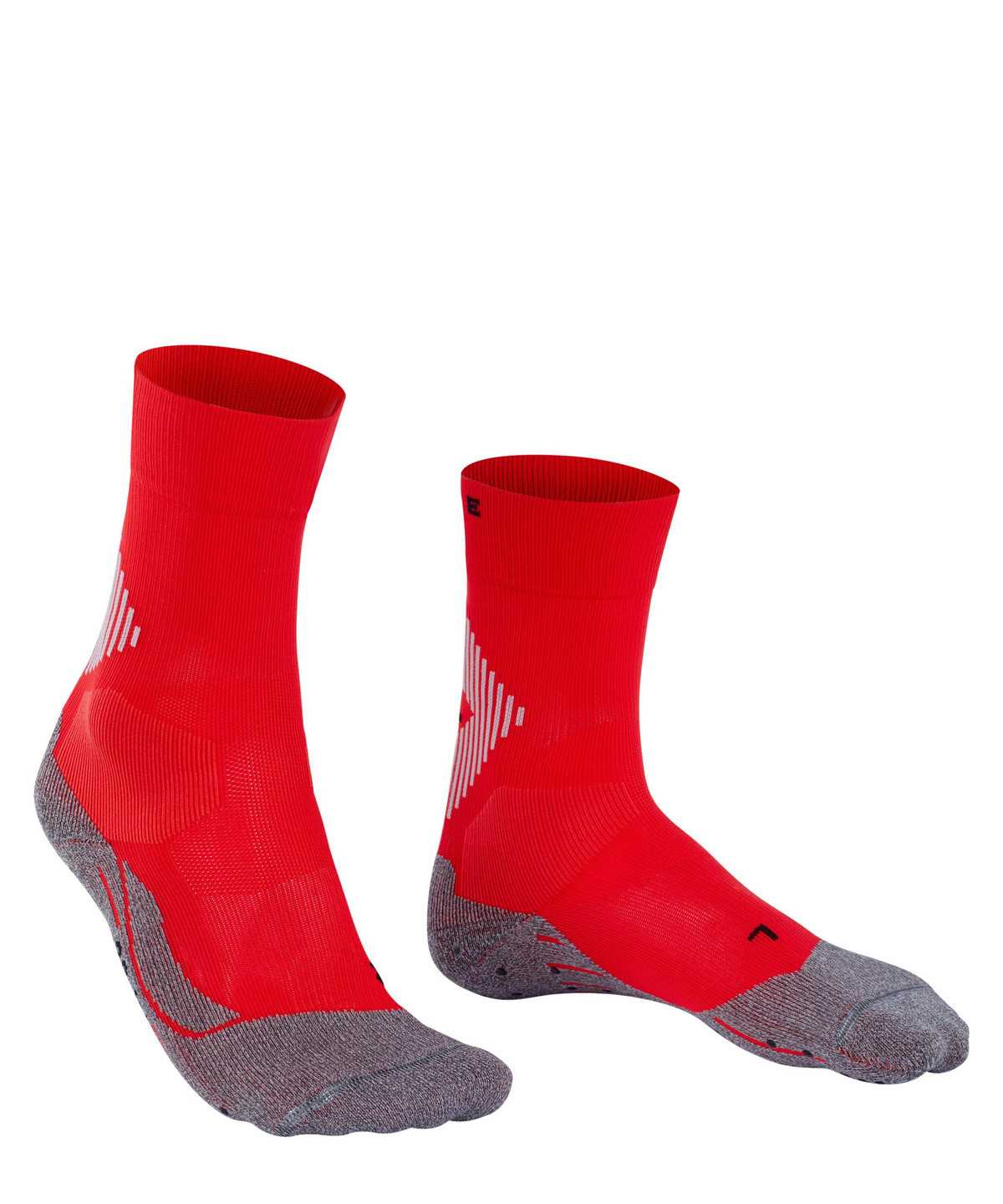 Calzini Uomo Falke 4GRIP Stabilizing Socks Rosse | RNSJ52136