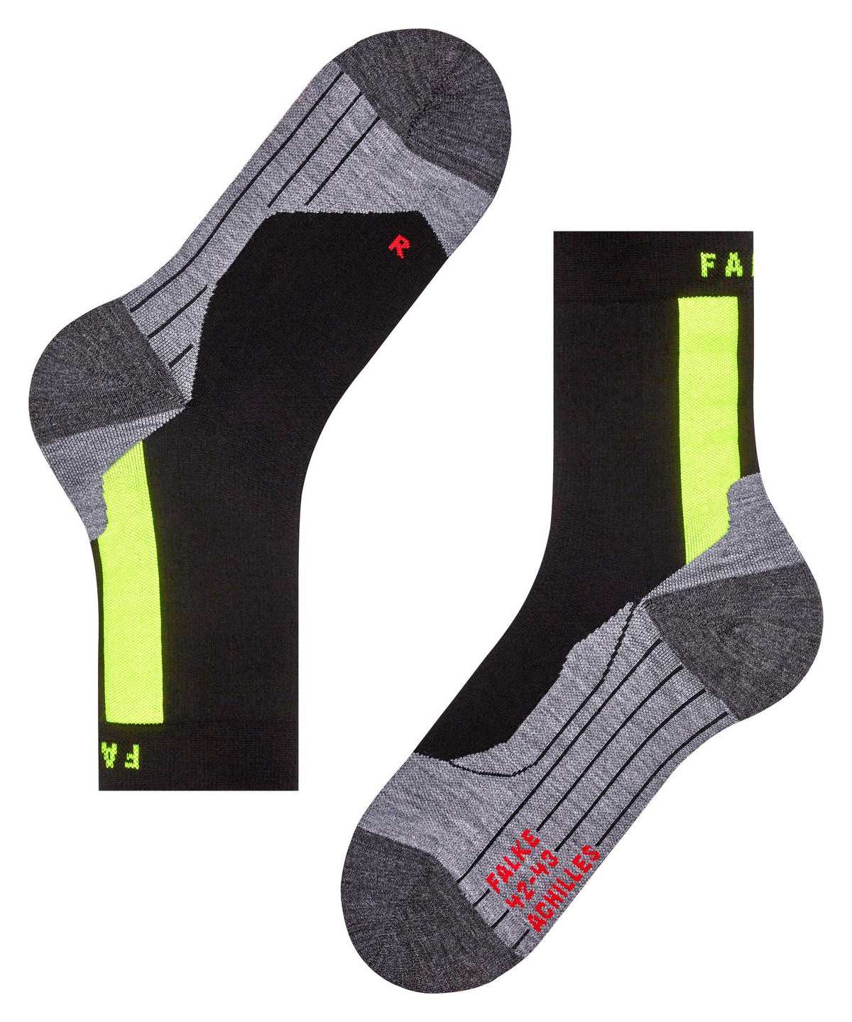 Calzini Uomo Falke Achilles Socks Health Nere | AFRB98604