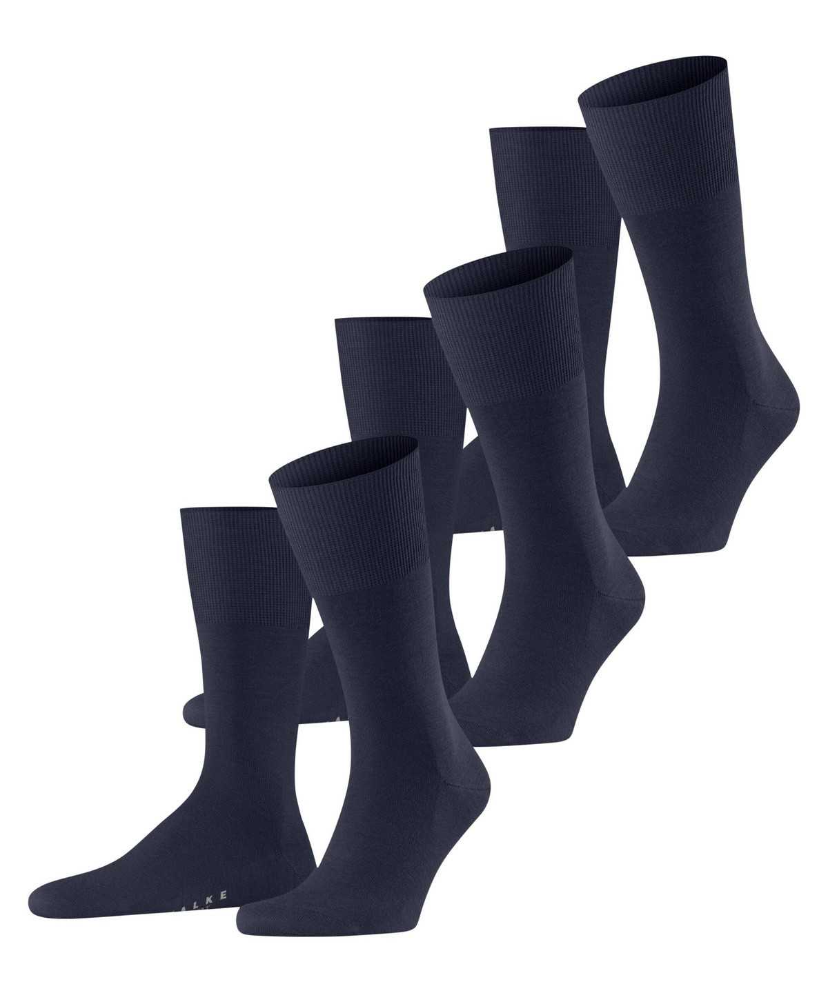 Calzini Uomo Falke Airport 3-Pack Socks Blu | OUJG98213