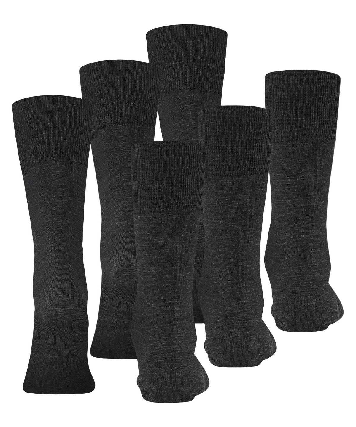 Calzini Uomo Falke Airport 3-Pack Socks Grigie | ZIHJ96028