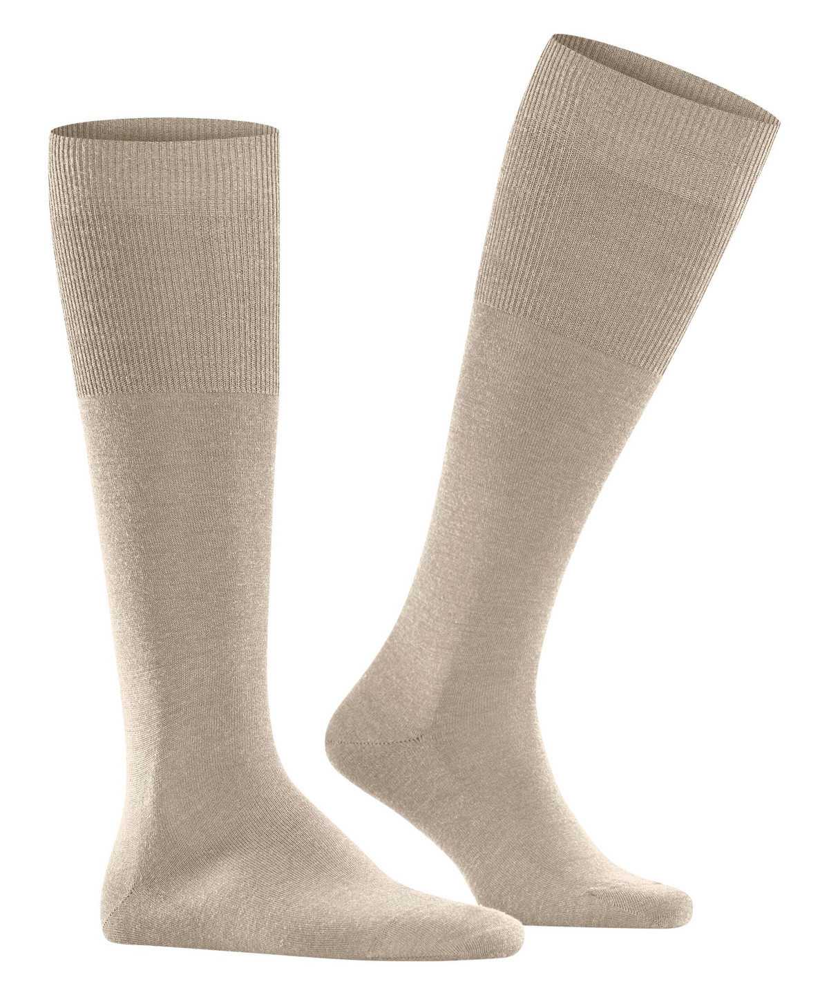 Calzini Uomo Falke Airport Knee-high Socks Beige | ITWB91302