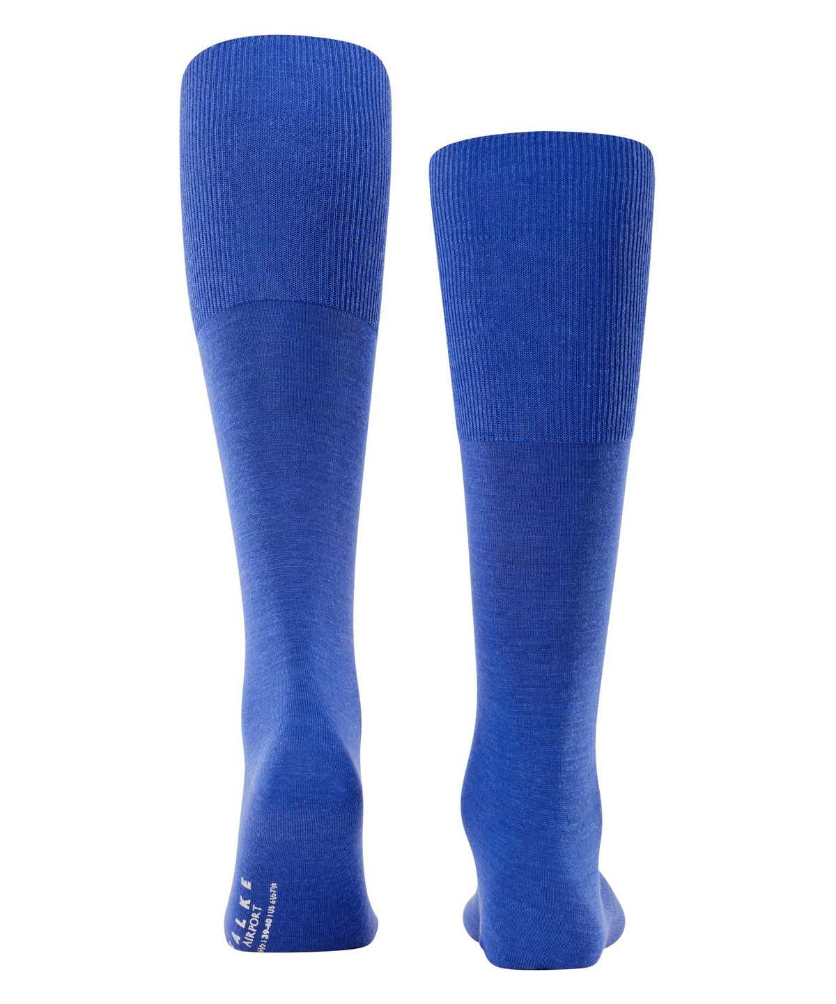 Calzini Uomo Falke Airport Knee-high Socks Blu | UNHP14950