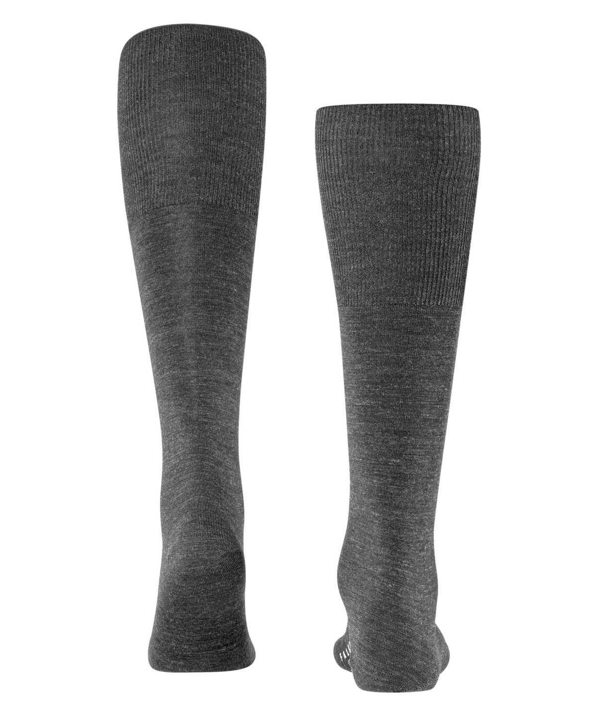 Calzini Uomo Falke Airport Knee-high Socks Grigie | PVRU21509