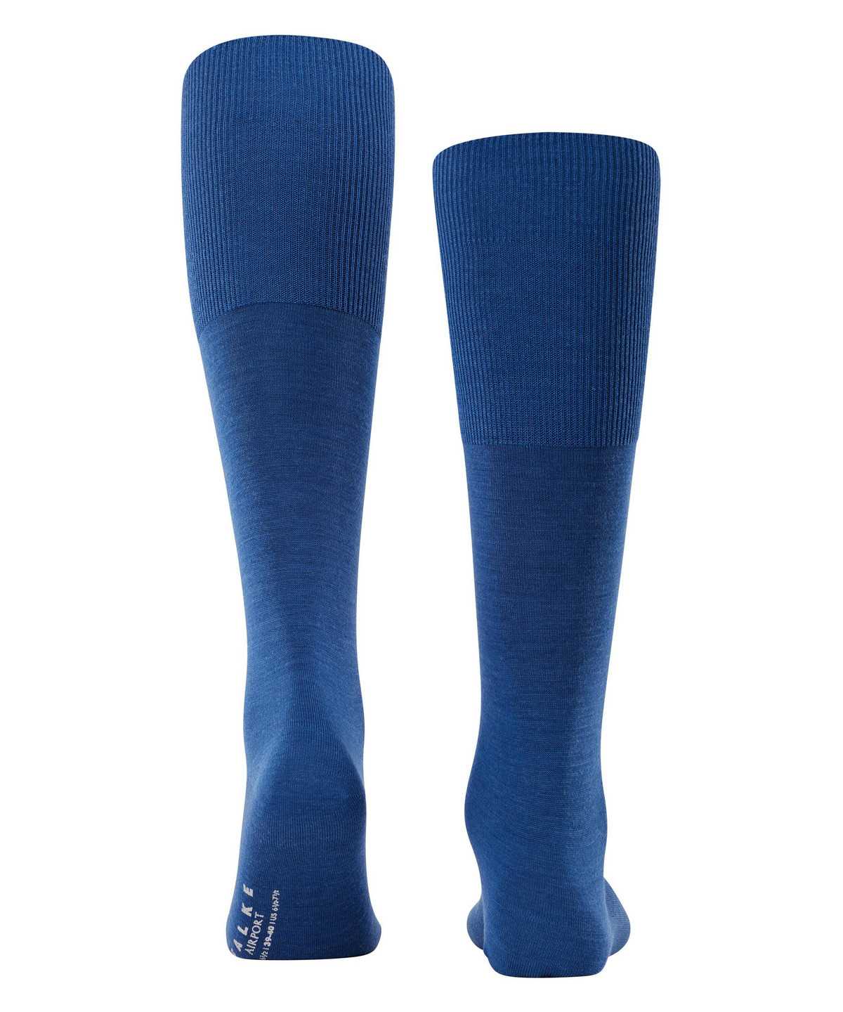 Calzini Uomo Falke Airport Knee-high Socks Blu | ATZK17650